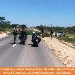 SOLICITAN INTERVENCION DE LA JUSTICIA FEDERAL PARA LIBERAR EL TRANSITO EN LA RUTA NACIONAL Nº 81 A LA ALTURA DE LA COLONIA JUAN BAUTISTA ALBERDI