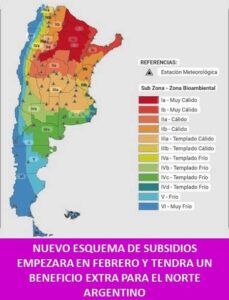 NUEVO ESQUEMA DE SUBSIDIOS EMPEZARA EN FEBRERO Y TENDRA UN BENEFICIO EXTRA PARA EL NORTE ARGENTINO