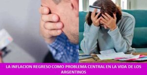 LA INFLACION REGRESO COMO PROBLEMA CENTRAL EN LA VIDA DE LOS ARGENTINOS