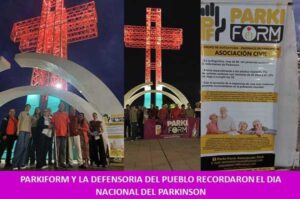 PARKIFORM Y LA DEFENSORIA DEL PUEBLO RECORDARON EL DIA NACIONAL DEL PARKINSON