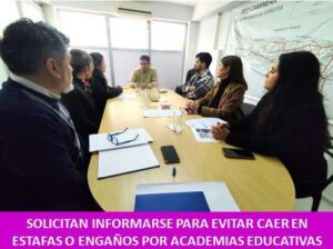 SOLICITAN INFORMARSE PARA EVITAR CAER EN ESTAFAS O ENGAÑOS POR ACADEMIAS EDUCATIVAS