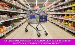 LA CRISIS DEL CONSUMO Y LA RETRACCIÓN DE LA ACTIVIDAD ECONÓMICA, FORMAN UN CÍRCULO RECESIVO