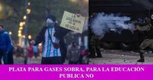 PLATA PARA GASES SOBRA, PARA LA EDUCACIÓN PUBLICA NO